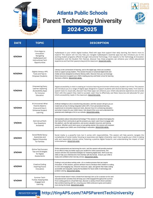 Parent Technology Schedule